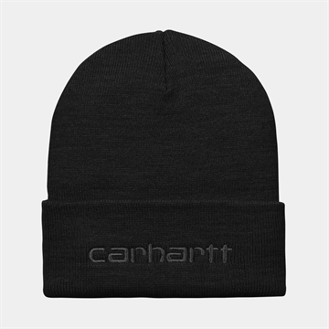 Carhartt WIP Beanie Script Black/Black